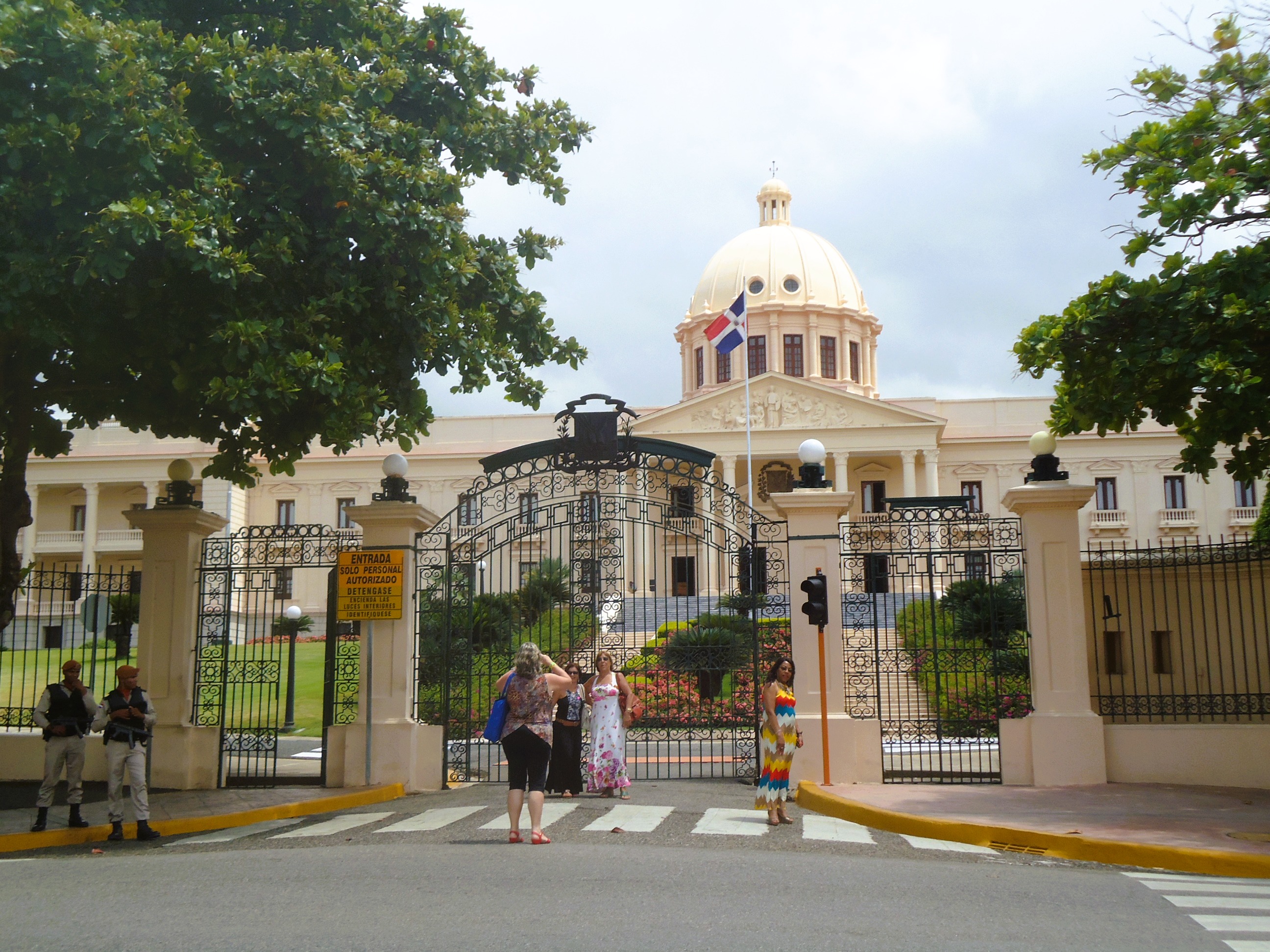 The imposing building of the National Congress of the Dominican Republic in Santo Domingo, a symbol of Dominican democracy.