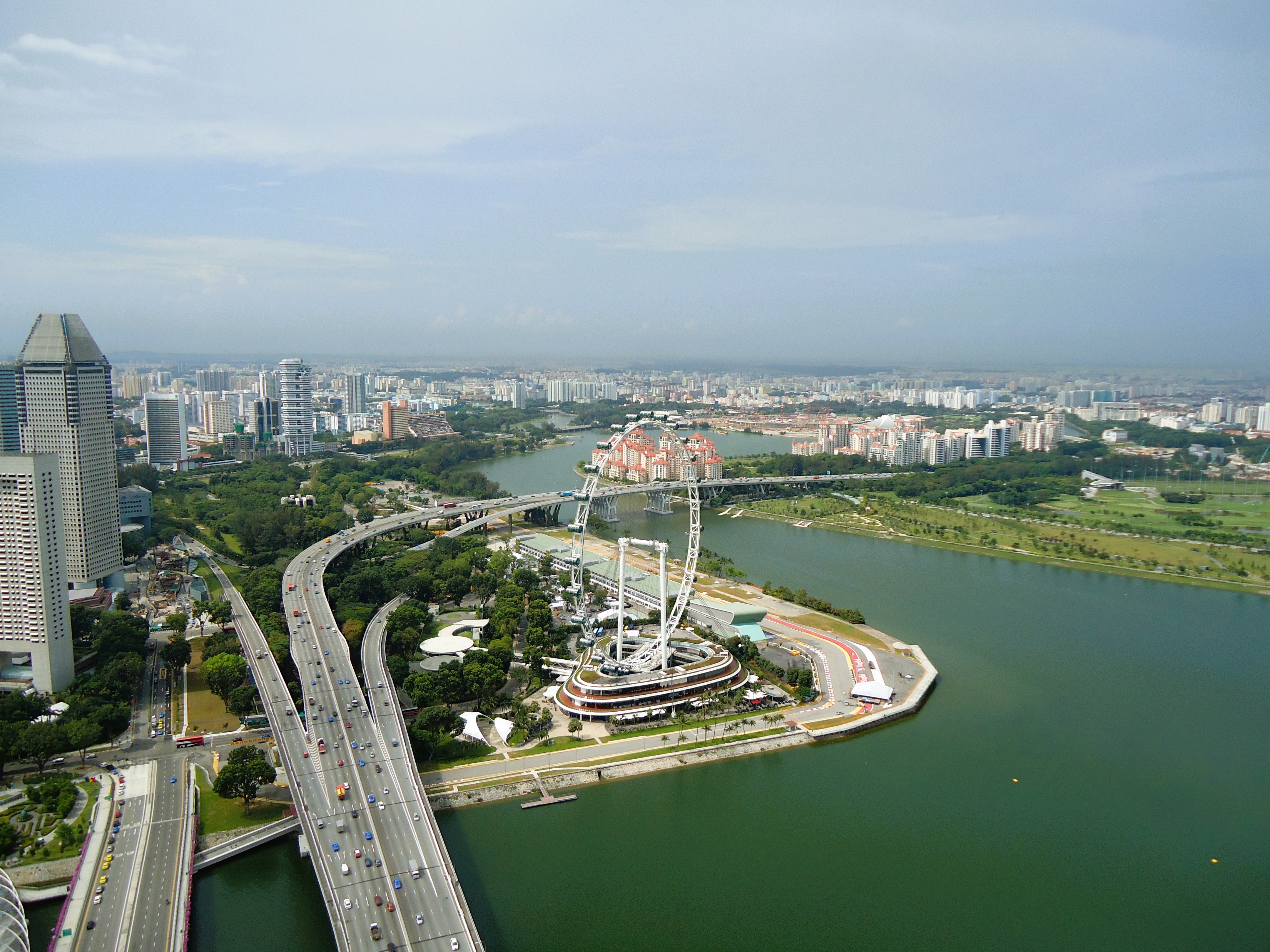 Singapore panoramic skyline